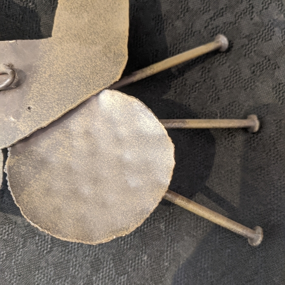 Scrap Metal Cat Folk Art Wall Decor - Picture 2 of 5